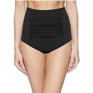 Saejous High Waisted Bikini Bottom Ruched Swimsuit